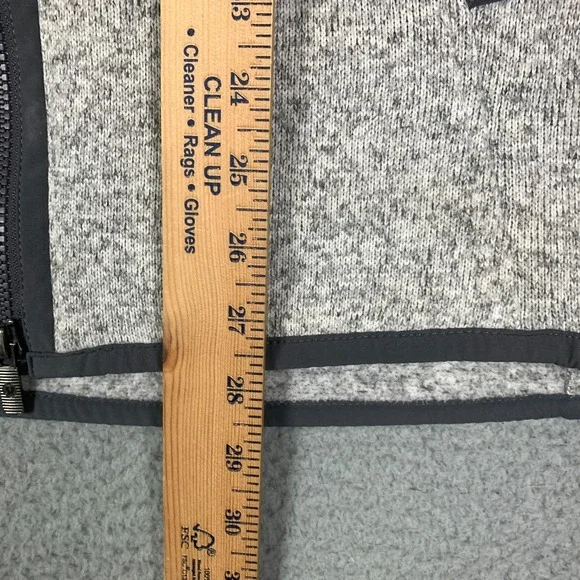 Lululemon Its Fleecing Cold Jacket Women's 10 Heather White/Dark Carbon Full Zip - Picture 9 of 10